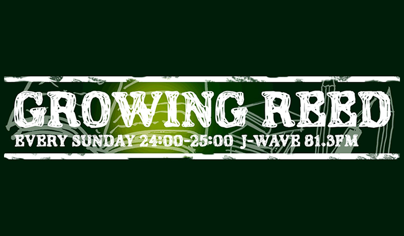 J-WAVE「GROWING REED」出演